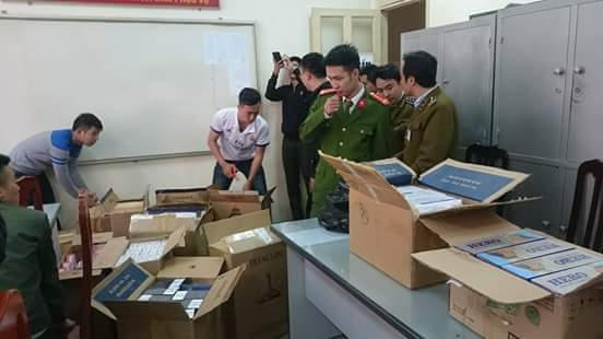 Khoảng 7.000 bao thuốc lá lậu bị lực lượng chức năng phát hiện, bắt giữ.