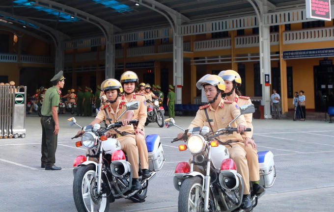 Đợt ra quân nhằm kịp phát hiện, xử lý các phương tiện vi phạm trật tự ATGT, TTĐT