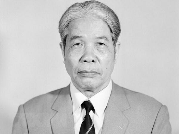 Đồng chí Đỗ Mười, nguyên Tổng Bí thư Ban Chấp hành Trung ương Đảng. (Ảnh: TTXVN)