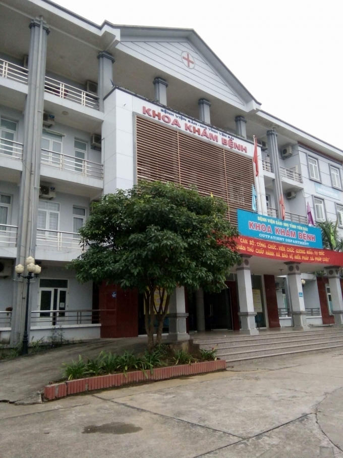 Bệnh viện Sản Nhi tỉnh Yên Bái, nơi tiếp nhận mẹ con sản phụ Phạm Thị Hiền. Ảnh: Huy Trung