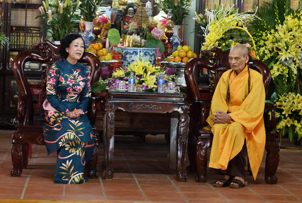 Bà Trương Thị Mai - Ủy viên Bộ Chính trị, Bí thư Trung ương Đảng – Trưởng ban Dân Vận Trung ương
