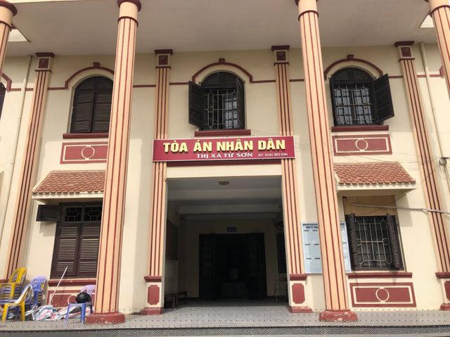 TAND thị xã Từ Sơn - nơi dự kiến diễn ra phiên xử.