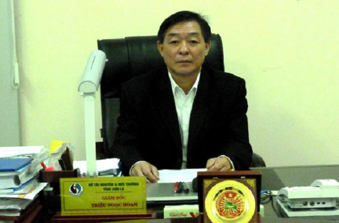 Ông Triệu Ngọc Hoan-Giám đốc Sở Tài nguyên Môi trường tỉnh Sơn La. (ảnh Báo Tài nguyên Môi trường).