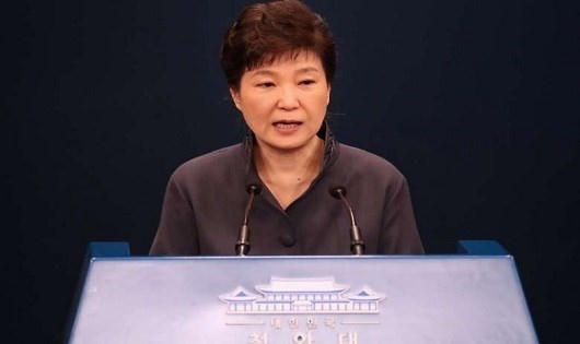 Bà Park Geun-hye.