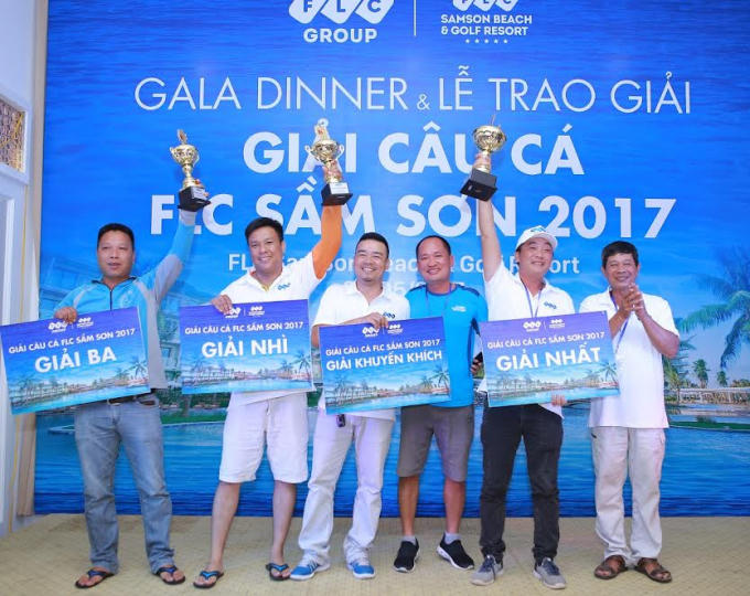 Những cần thủ giành chiến thắng của cuộc thi