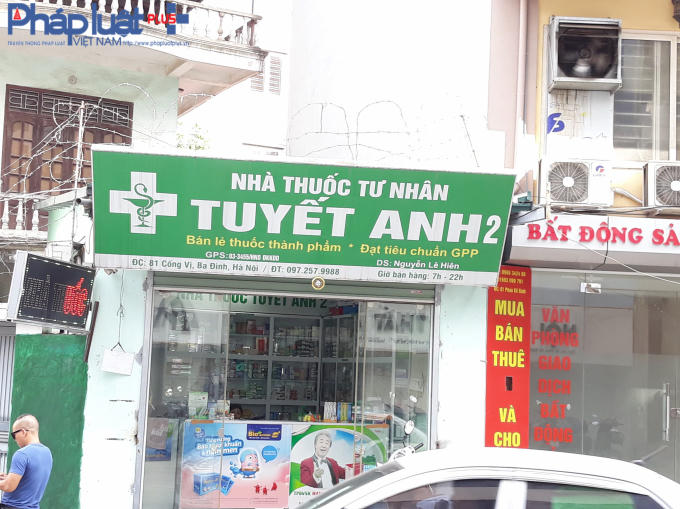 Nhà thuốc có địa chỉ số 81 Cống Vị, Ba Đình.