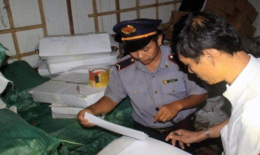 Cơ quan chức năng Quảng Trị đã niêm phong lô cá nục đông lạnh bị nhiễm phenol.