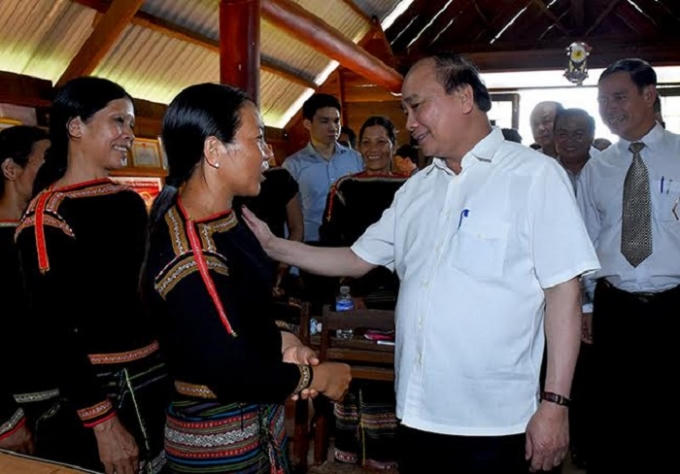 Thủ tướng Chính phủ Nguyễn Xuân Phúc đã thăm hỏi, lắng nghe tâm tư, nguyện vọng của đồng bào.
