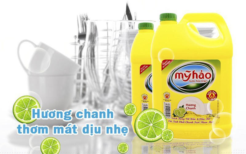Nước rửa chén - Sản phẩm chủ lực của Mỹ Hảo.