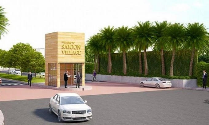 Dự án Saigon Village bị xử phạt vì xây hạ tầng không phép.