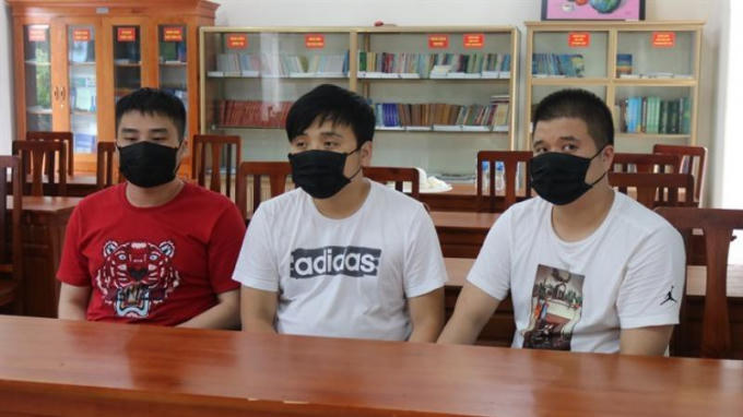 Các đối tượng người nước ngoài nhập cảnh trái phép vào Việt Nam.