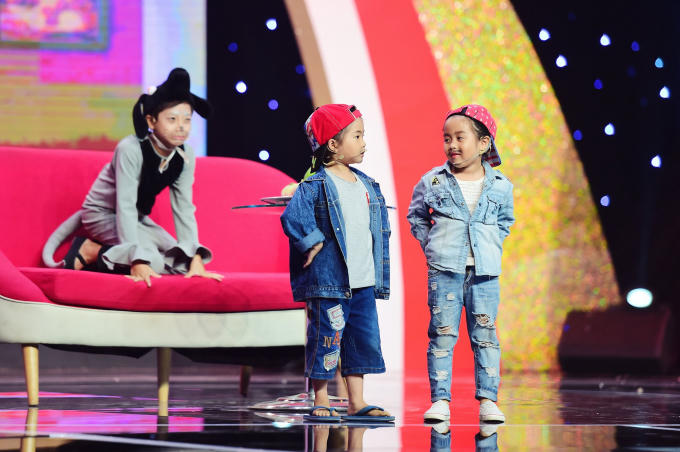 Trường An với tiết mục Đẳng cấp th&uacute; cưng.