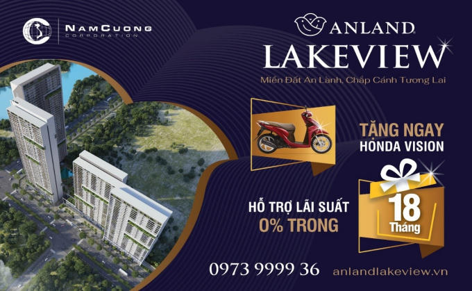 Nhiều ưu đãi hấp dẫn trong chính sách bán hàng của dự án Anland Lakeview