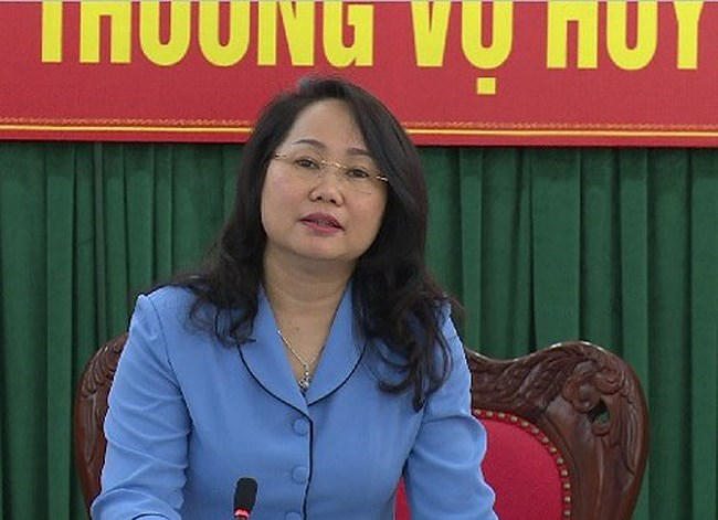 Bí thư tỉnh ủy Lạng Sơn Lâm Thị Phương Thanh