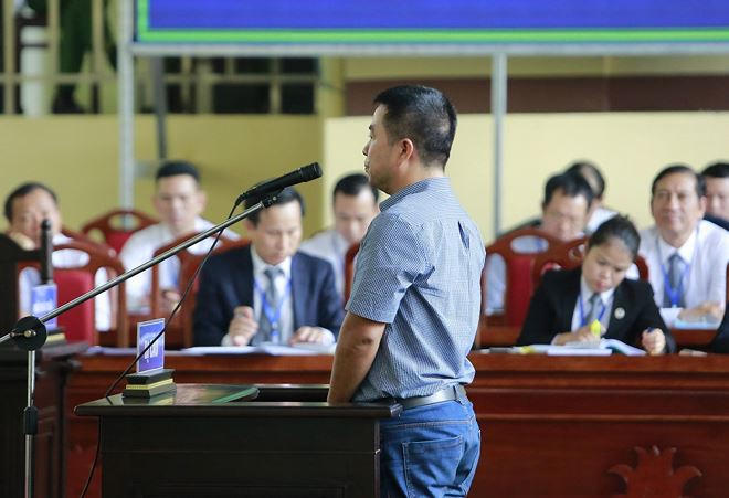 Bị cáo Phạm Quang Minh tại tòa.