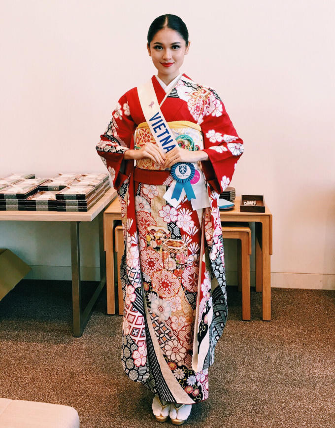 Đây là giải thưởng đầu tiên mà Thuỳ Dung nhận được tại Miss International 2017