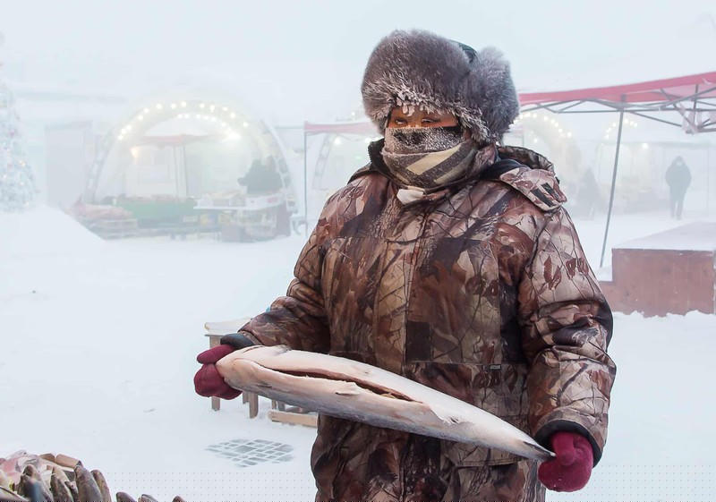 Yakutsk nằm khoảng 280 dặm (450km) về phía nam của vòng Bắc cực và là thành phố thủ đô của Cộng hòa Sakha thuộc Nga.