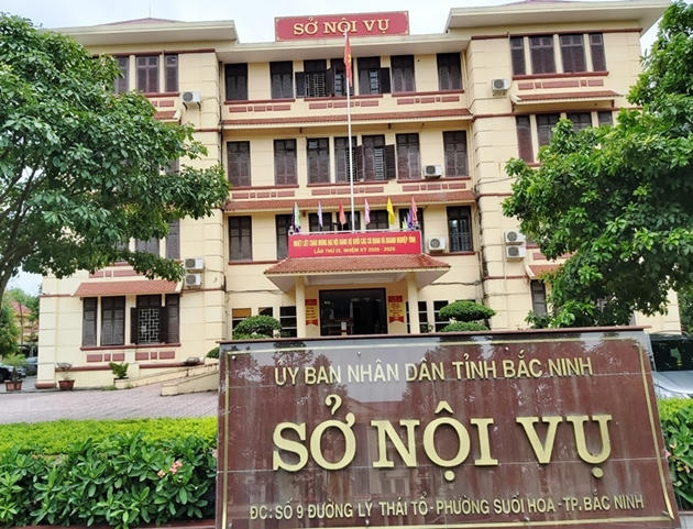 Trụ sở Sở Nội vụ tỉnh Bắc Ninh. Ảnh Hải Hà.