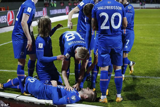 Iceland quyết tâm tạo nên đột biến ở lần đầu dự World Cup. Ảnh: AP