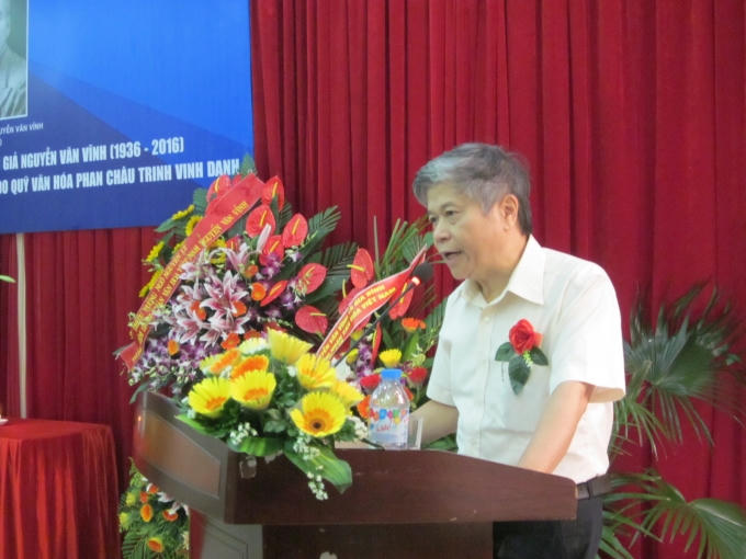 TS Mai Huy Tân tại buổi lễ.
