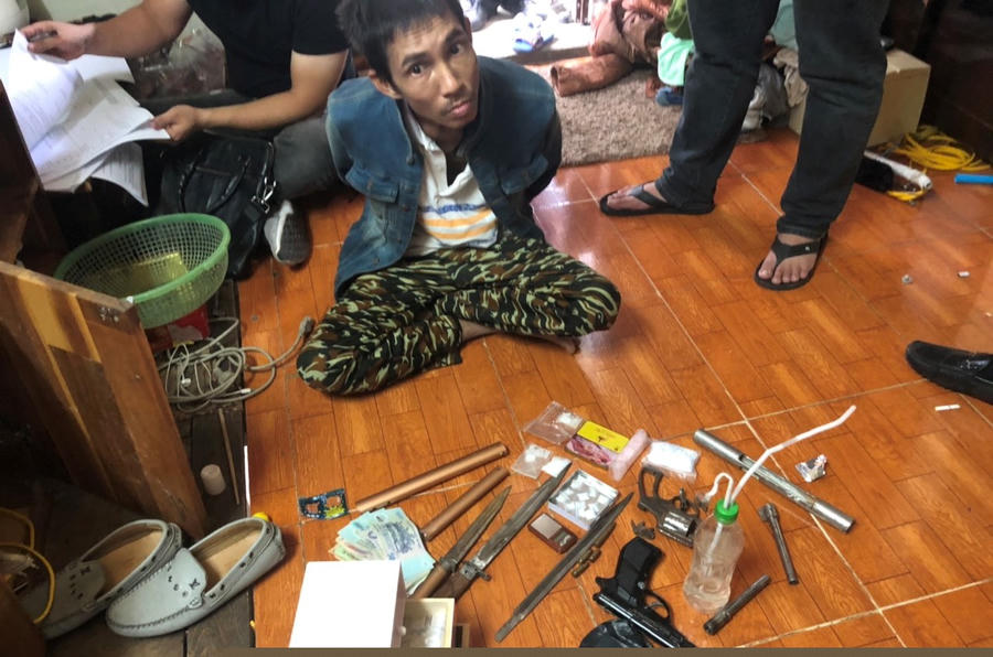  Vũ Đình Thông và các tang vật