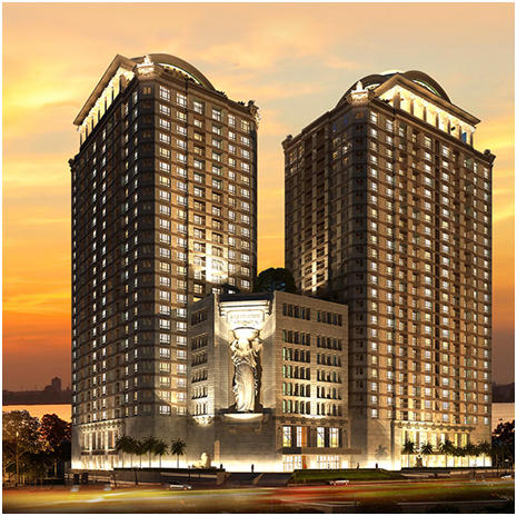 Không gian sống với khả năng đón sáng tuyệt vời.