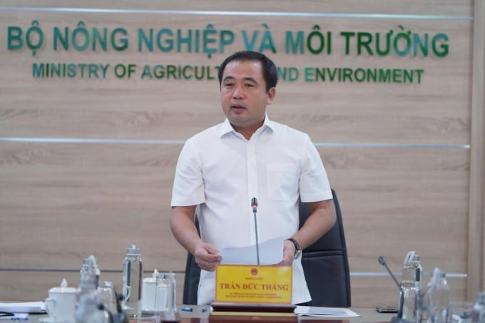 Bộ trưởng Bộ Nông nghiệp và Môi trường Trần Đức Thắng.