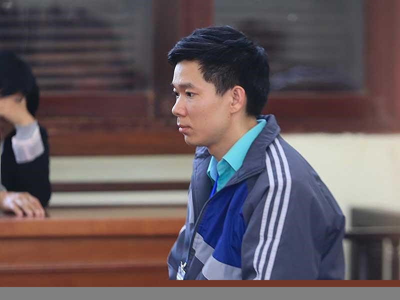 Bị cáo Hoàng Công Lương tại phiên tòa sơ thẩm. Ảnh: TUYẾN PHAN