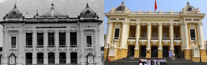 Những bức hình vượt thời gian của Thủ đô Hà Nội.