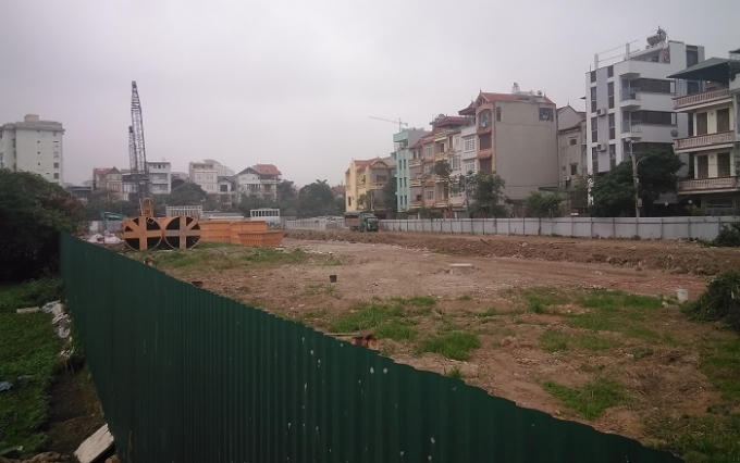 Hiện trạng dự án được chụp tháng 3/2017.