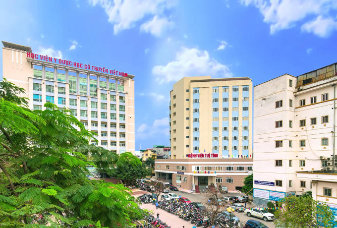 Toàn cảnh Học viện Y dược học cổ truyền Việt Nam.
