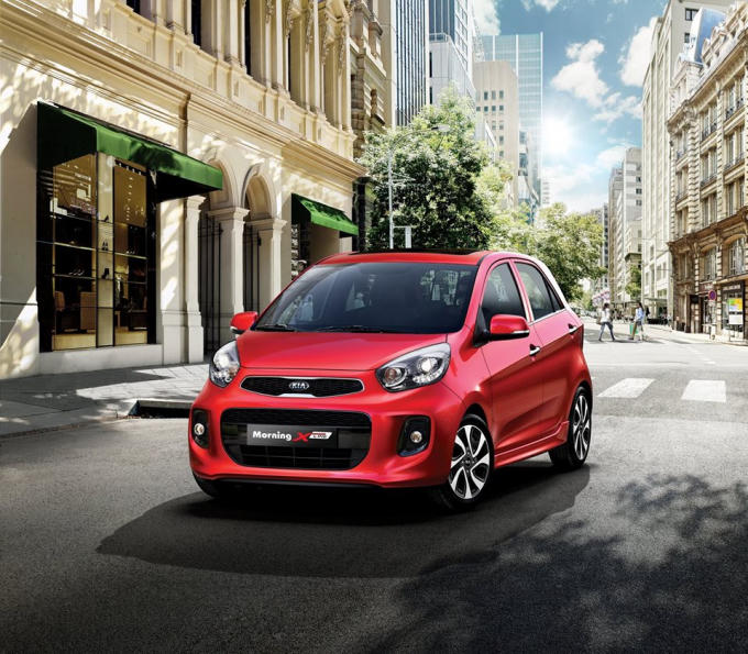Phi&ecirc;n bản xe Kia Morning X-line 2018&nbsp;