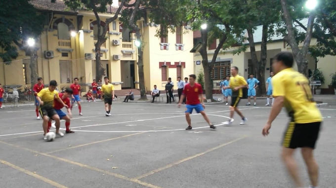 Đội Li&ecirc;n qu&acirc;n VP bộ chiến thắng vang dội (3-2) trước Trung cấp Luật Th&aacute;i Nguy&ecirc;n