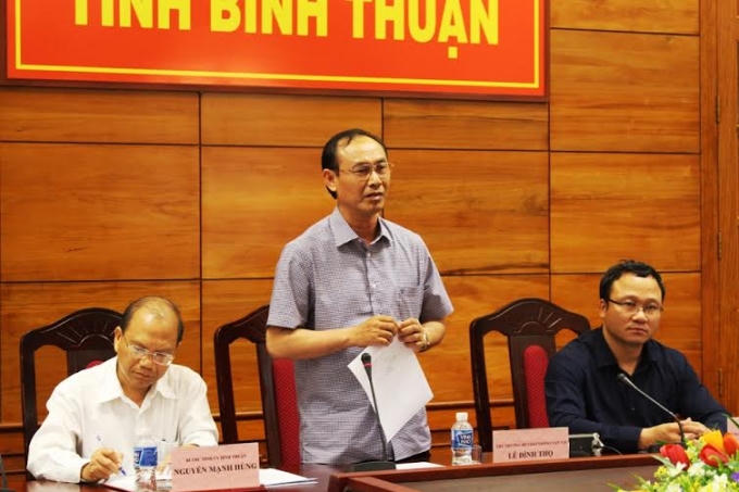 Thứ trưởng Bộ GTVT phát biểu tại buổi làm việc.