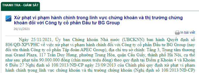 con ty cp dau tu bg group