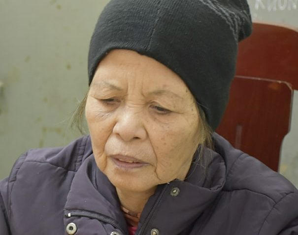 Bà Phạm Thị Xuân - nghi phạm giết cháu nội của mình.