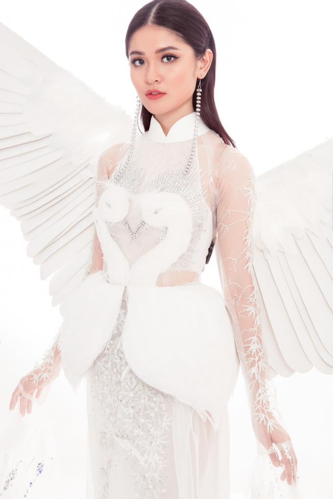 Á hậu Thùy Dung mang hình ảnh con cò của nông thôn Việt Nam đến Miss Intetnational 2017
