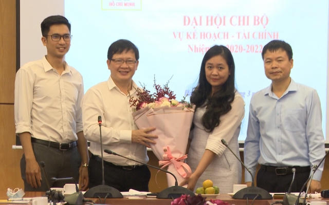 Đại hội Chi Bộ Vụ Kế Hoạch - Tài chính (Bộ Tư pháp) nhiệm kỳ 2020-2022