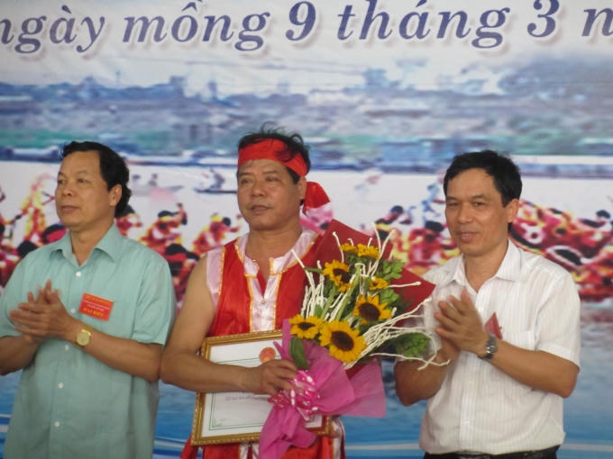 Phường Trưng Vương giành giải nhì. (Ảnh: Thu Hường)