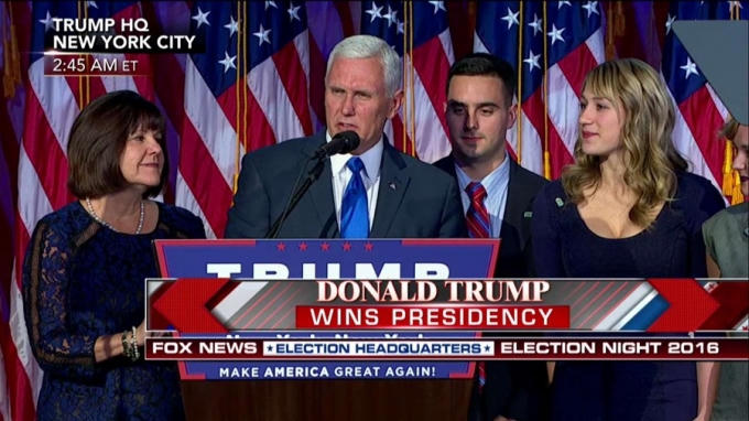 Ứng viên phó tổng thống Mike Pence. (Ảnh: Fox News)