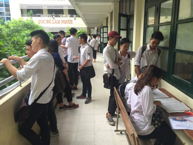 Hình ảnh kỳ thi THPT Quốc gia 2017.