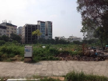 Hiện trạng khu đất dự án sau khi bị các đối tượng tháo dỡ.