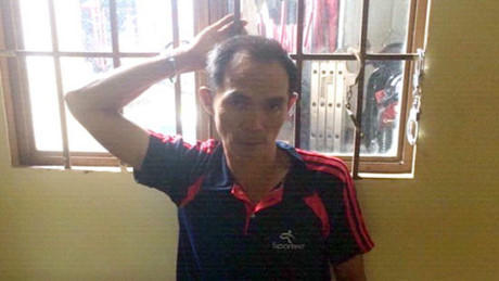 Đối tượng tại cơ quan điều tra.