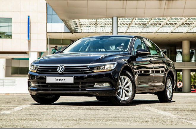 Volkswagen Passat là chiếc sedan hạng D. Ảnh: Báo Thanh Niên