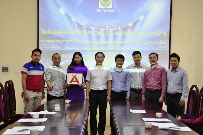 Báo Pháp Luật Việt Nam lần đầu tiên tham gia Cúp Bóng đá Bộ Tư pháp mở rộng lần thứ 3 tại bảng A.