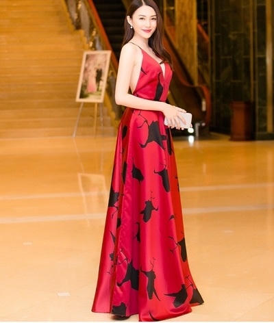 Cô từng tham gia cuộc thi Hoa hậu Việt Nam năm 2014, nhưng chỉ dừng lại ở top 40 chung cuộc. Ảnh: Internet.