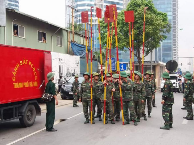 Cháy lớn trên đường Phạm Hùng: Không có thiệt hại về người