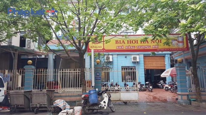 Quán bia mọc lên trên đất dự án
