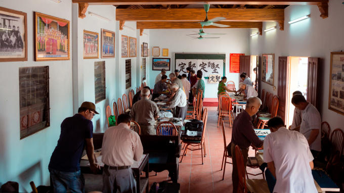 Toàn cảnh lớp học.