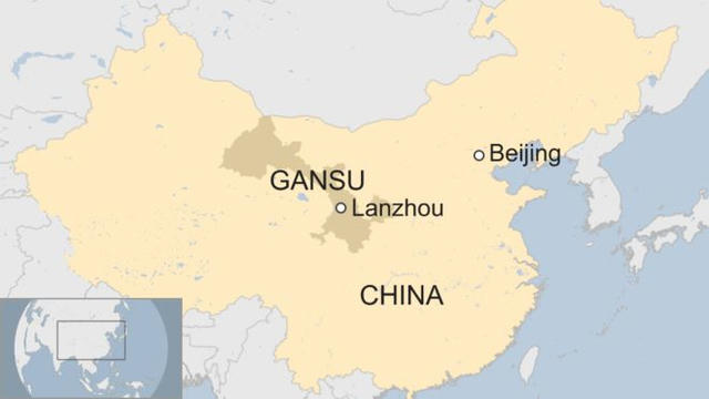 Vụ tai nạn xảy ra ở Lan Châu (Ản: BBC)
